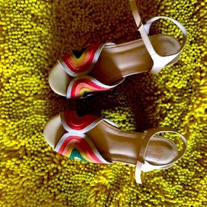 Charlotte Stone Rainbow Donna platform